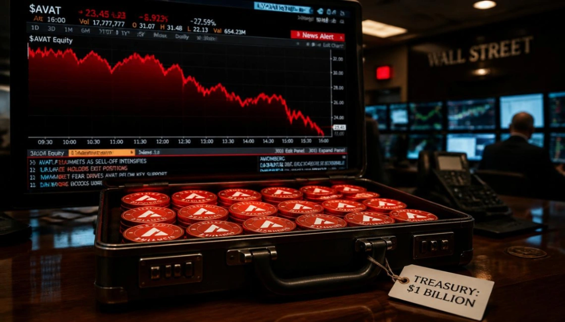 Schema "MicroStrategy" pe altcoins: De ce prăbușirea Avalanche Treasury pe Nasdaq ascunde de fapt o achiziție masivă de 1 Miliard $