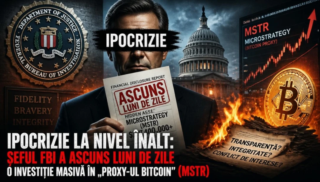 Ipocrizie la Nivel Înalt: Șeful FBI a Ascuns Luni de Zile o Investiție Masivă în „Proxy-ul Bitcoin” (MSTR)
