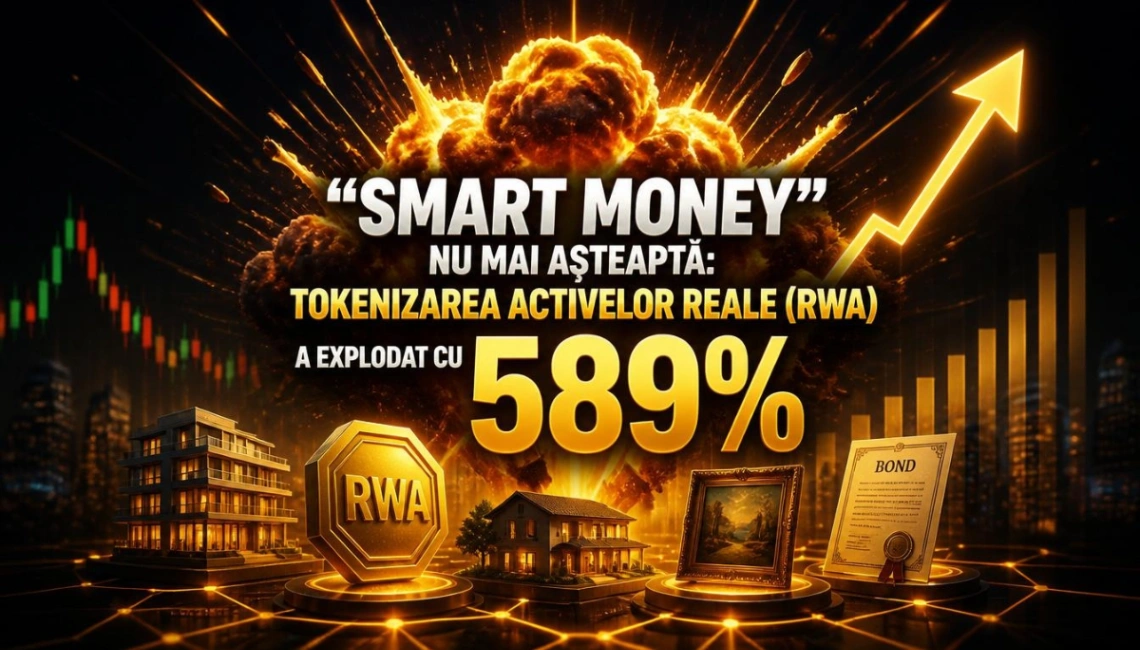 „Smart Money” nu mai așteaptă: Tokenizarea activelor reale (RWA) a explodat cu 589%