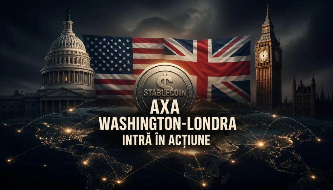 Axa Washington-Londra intră în acțiune: SUA și Marea Britanie dictează noile reguli globale pentru Stablecoins