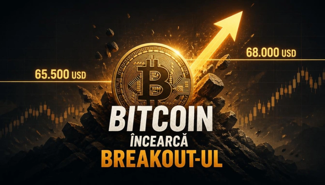 Bitcoin încearcă breakout-ul. Prima confirmare la 65.500 USD, dar greul începe la 68.000 USD 21 iulie
