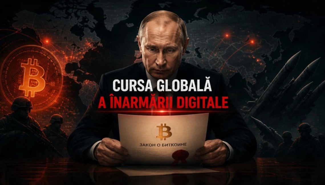 Cursa globală a înarmării digitale: Legea Bitcoin din Rusia ajunge oficial pe biroul lui Vladimir Putin