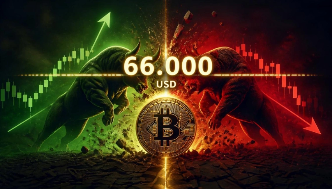 Bitcoin testează rezistența de la 66.000 USD. Breakout valid sau respingere din plafon?