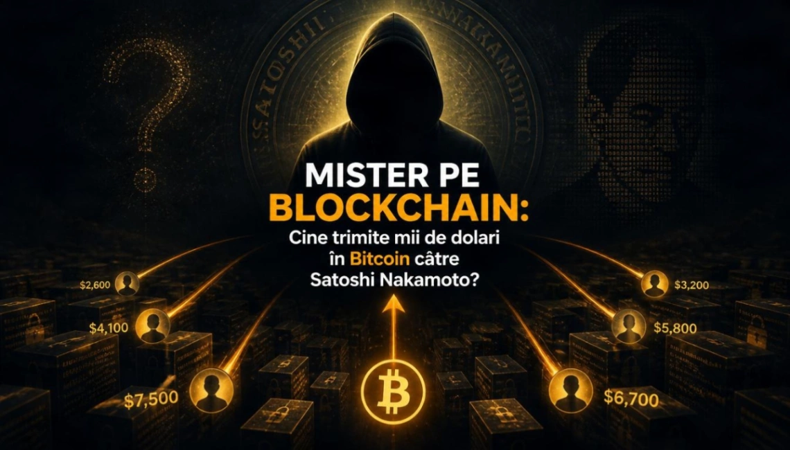 Misterul de 5.000$: Cine îi trimite Bitcoin lui Satoshi Nakamoto și de ce își aruncă oamenii banii în "gaura neagră" a blockchain-ului?