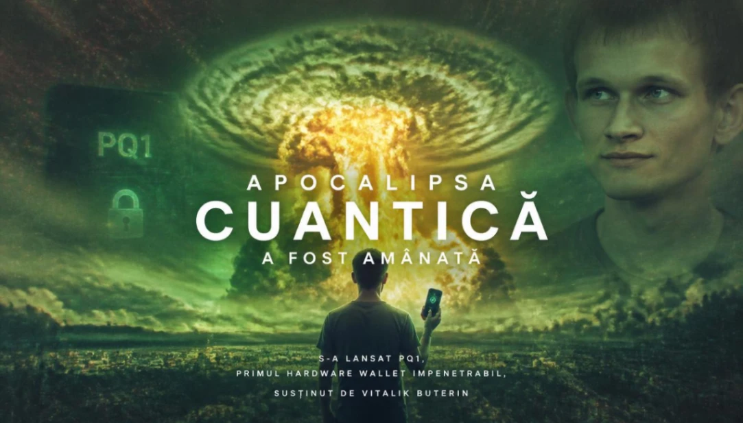„Apocalipsa” cuantică a fost amânată: S-a lansat PQ1, primul hardware wallet impenetrabil, susținut de Vitalik Buterin