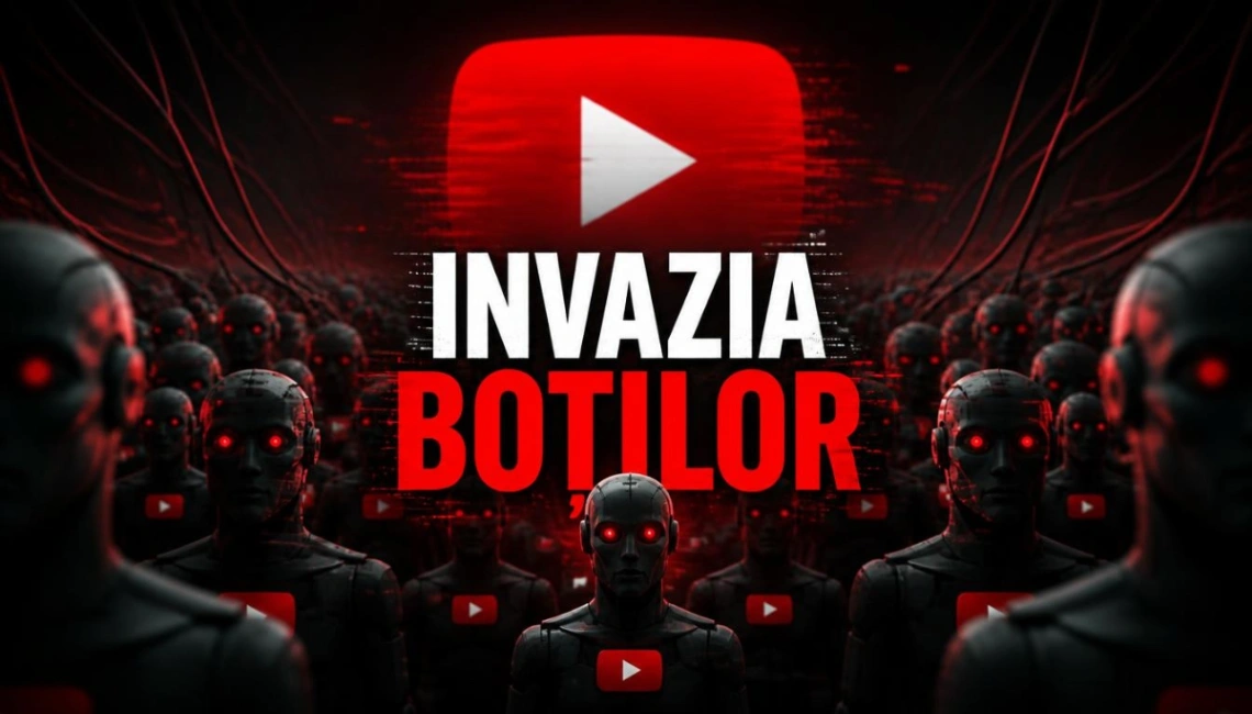 Invazia boților pe YouTube: Cum folosesc hackerii Inteligența Artificială pentru a mima oameni și cum îți protejezi contul